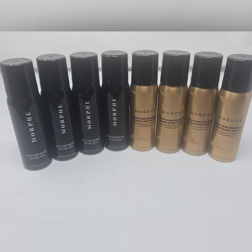 Morphe Mini Continuous Setting Mist & Prep + Set Mist+ Duo